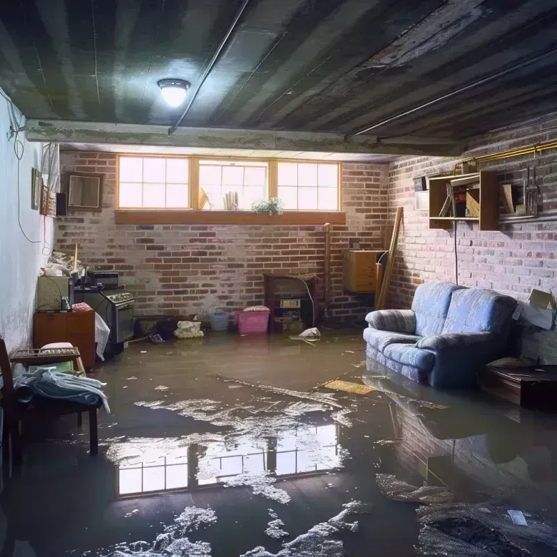 Flooded Basement Cleanup in Carson City, MI